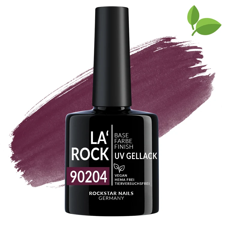 3in1 UV Nagellack - Hema frei - 90204 - tiefes lila rot