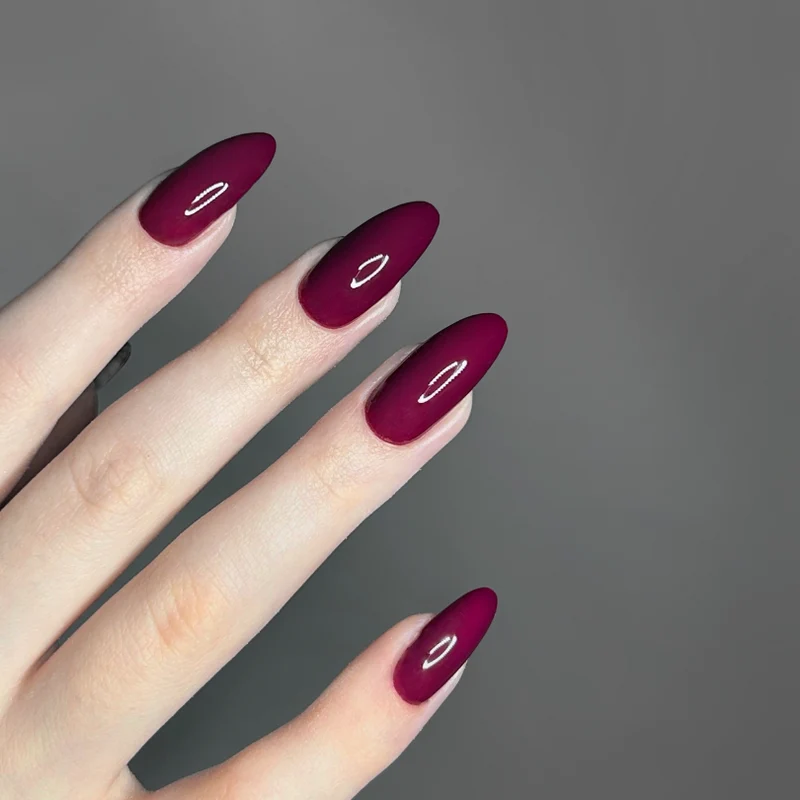 3in1 UV Nagellack - Hema frei - 90204 - tiefes lila rot
