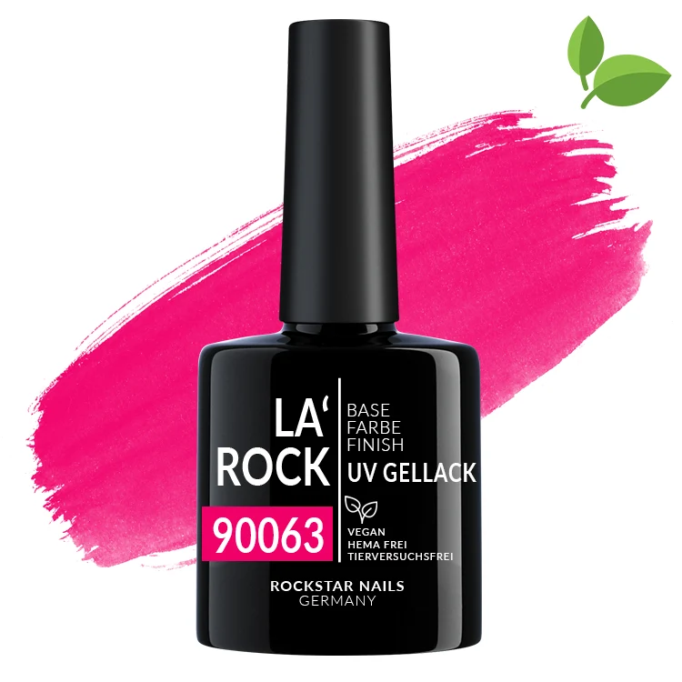 3in1 UV Nagellack - Hema frei - 90063 - neon fuchsia – Rosa