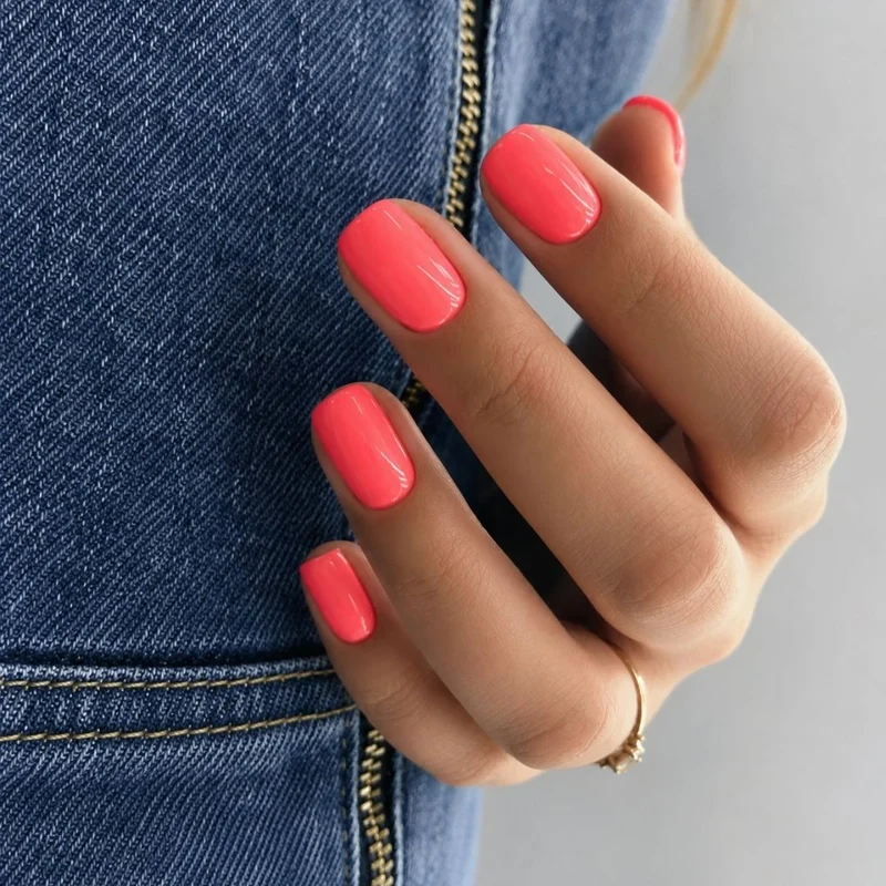 3in1 UV Nagellack - Hema frei - 90237 - tiefes pink orange