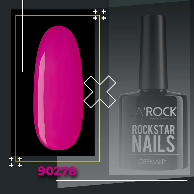 Hema Free 3in1 UV Gellack - 90278 - magenta – Rosa