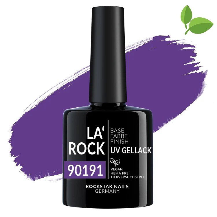 3in1 UV Nagellack - Hema frei - 90191 - dunkles indigo – Lila