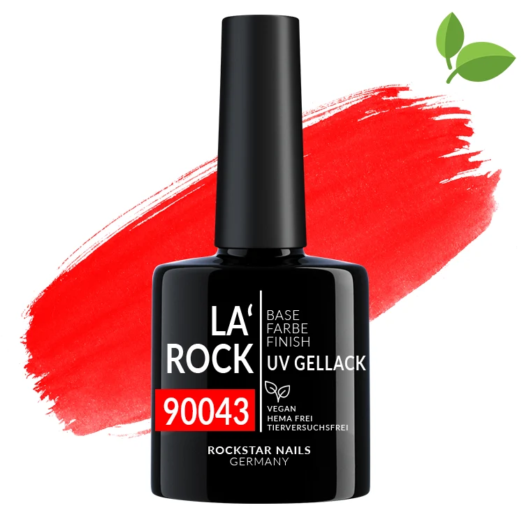 3in1 UV Nagellack - Hema frei - 90043 - strahlend orange