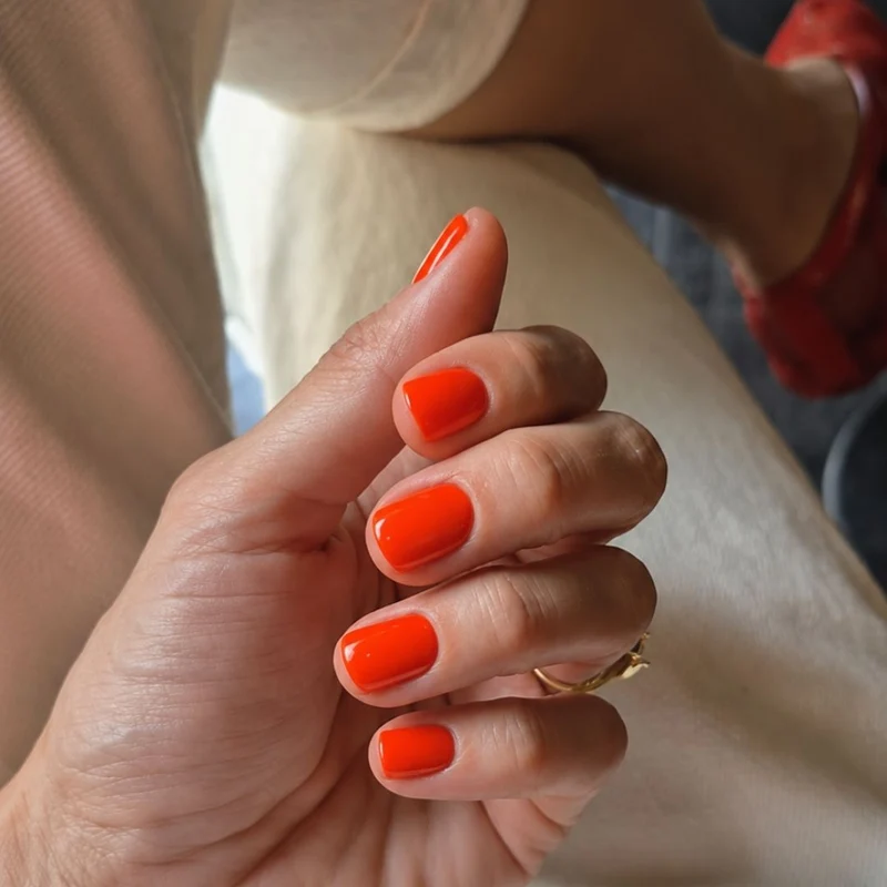 3in1 UV Nagellack - Hema frei - 90043 - strahlend orange