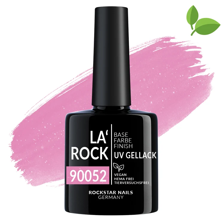 3in1 UV Nagellack - Hema frei - 90052 - Einhorn glitter – Rosa