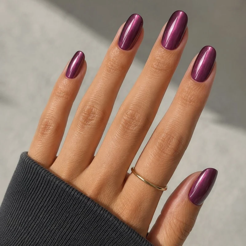 3in1 UV Gellack - 90088 - metallic beeren lila