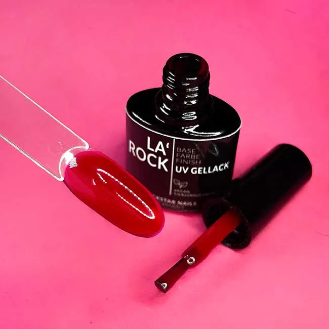 3in1 UV Nagellack - Hema frei - 90076 - liebes rot