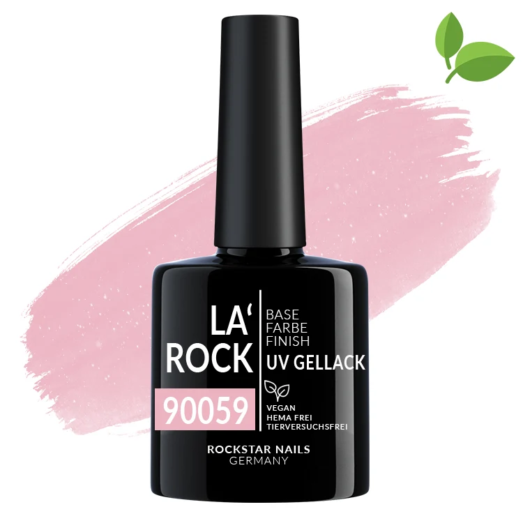 3in1 UV Nagellack - Hema frei - 90059 - Glimmer Dusty pink – Rosa