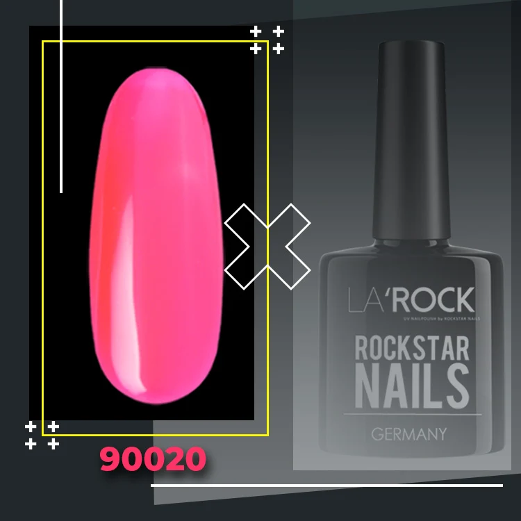 3in1 UV Gellack 90020 – Leuchtendes Neon Pink