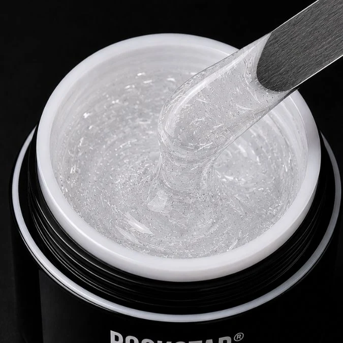 Fiberglas Gel - klar | Stärkendes Aufbaugel mit Fiberglaspartikeln