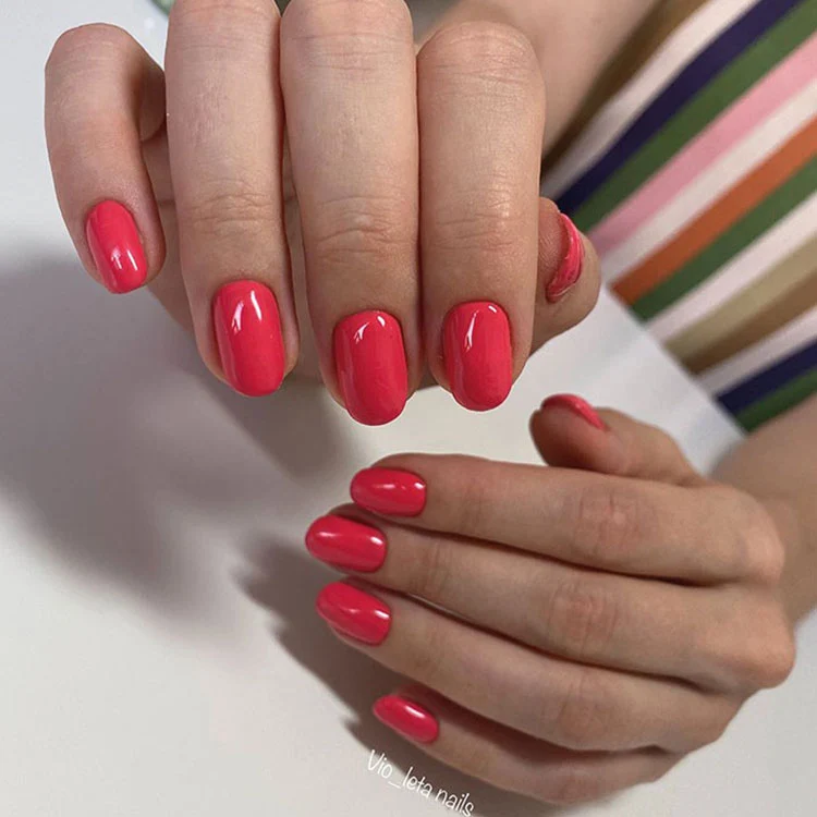3in1 UV Gellack - 90041 - sommer rot pink