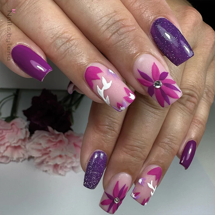 UV / LED Color Gel - puder magenta - Art. 80160
