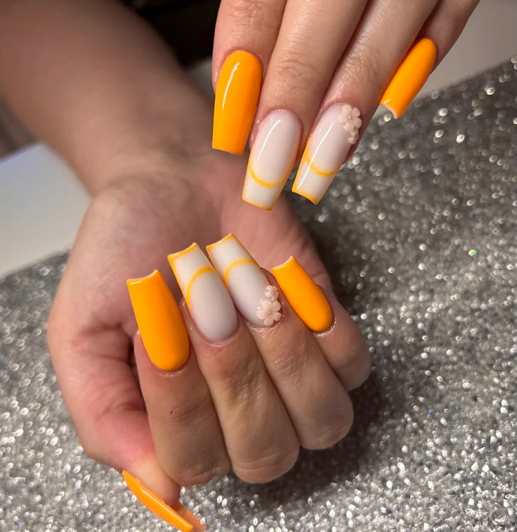 UV / LED Color Gel - tiefes neon orange - Art. 80175