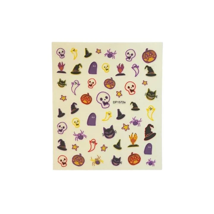 Ghost Halloween Nailart Sticker