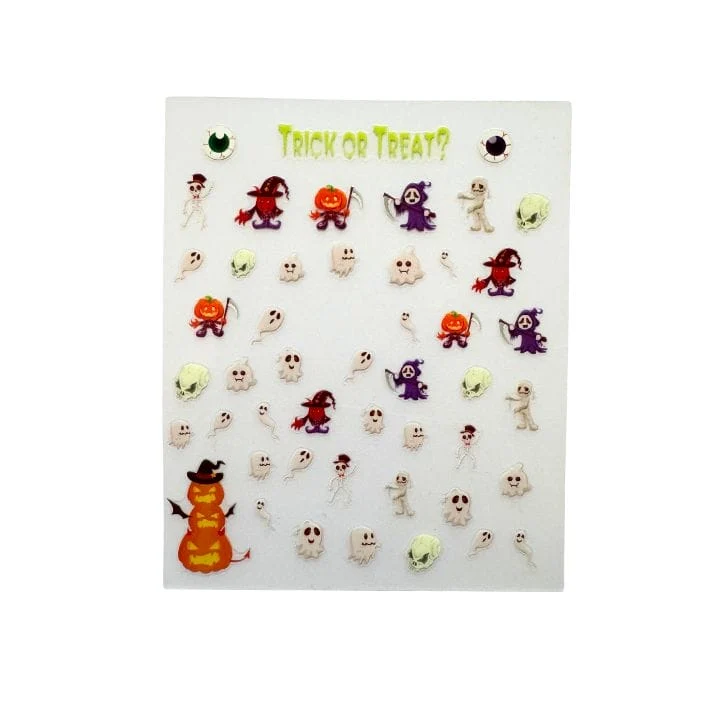 Pumpkin Halloween Nailart Sticker