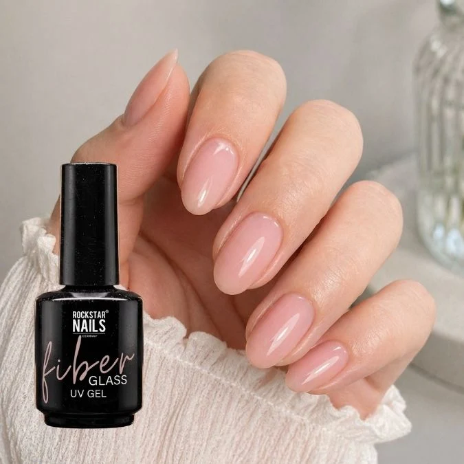 Fiberglas UV Gel in Bottle – Blush Nude 🌸 Zarter Rosé-Ton für natürliche, gepflegte Nägel