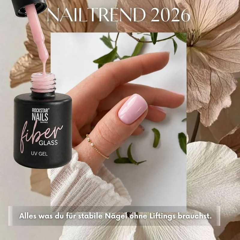 Fiberglas Komplett Set – Nägel ohne Liftings 💖 (5-teilig)