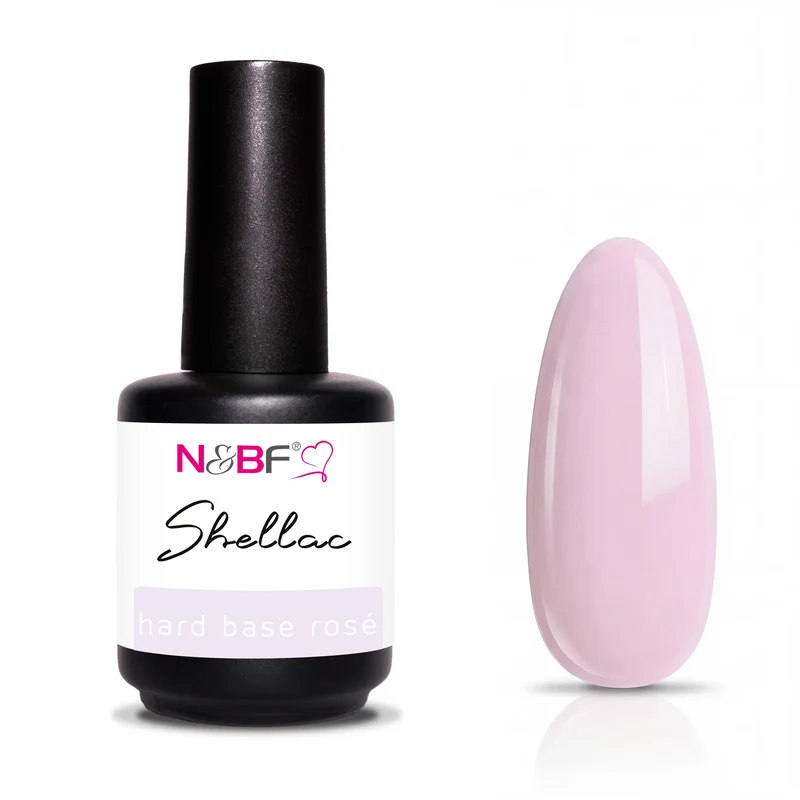 N&BF Shellac Hard Base Rose 12ml