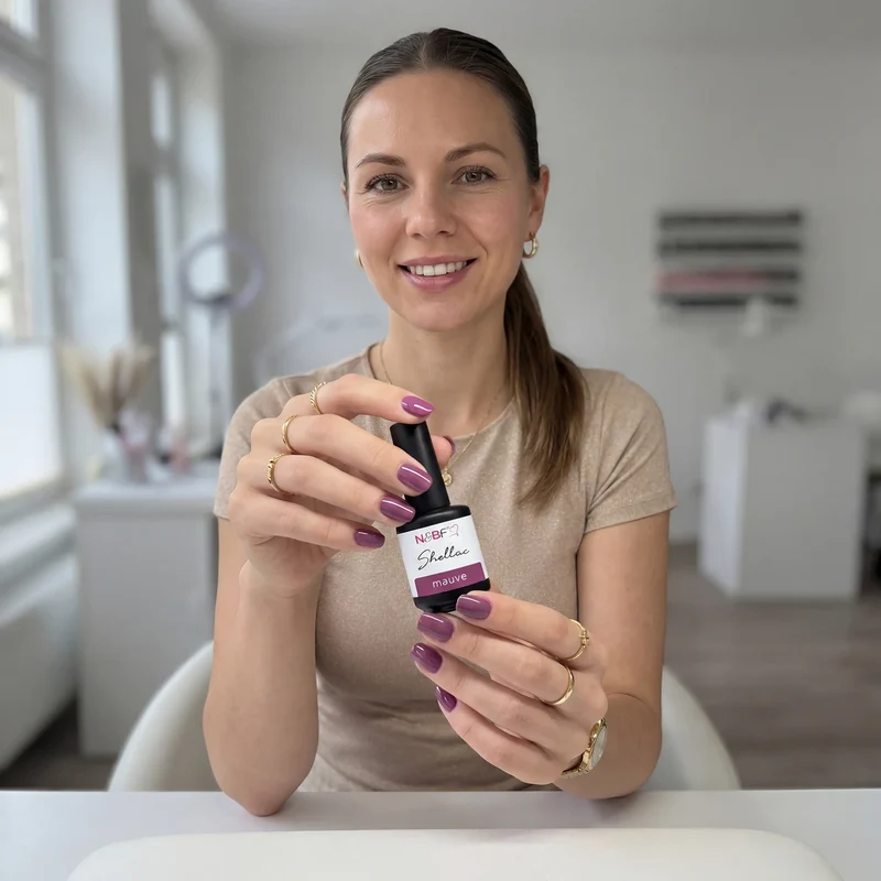 N&BF Shellac Mauve 12ml