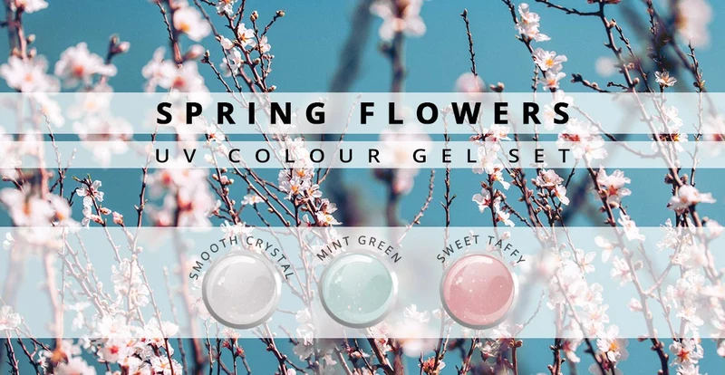 N&BF Spring Flower Farbgel 3er Set