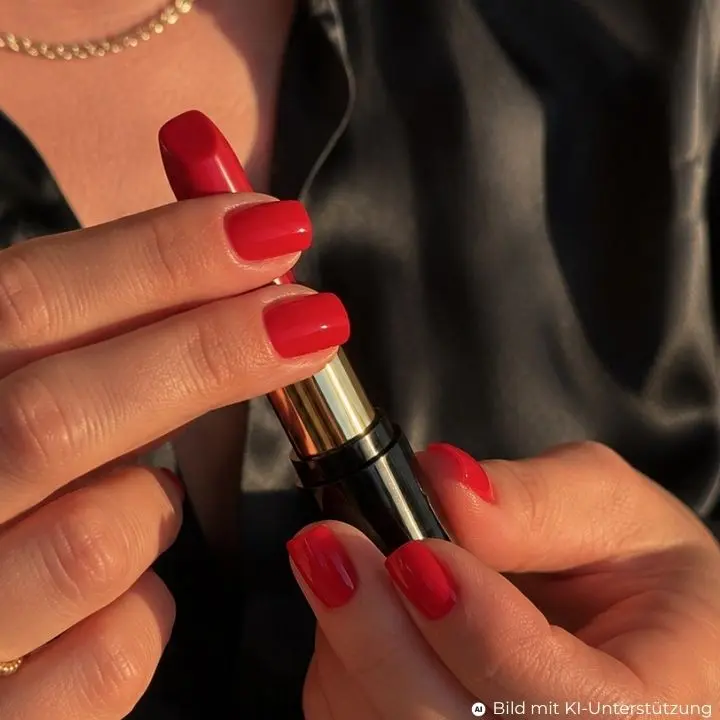 Lipstick Red UV-Nagelfolie