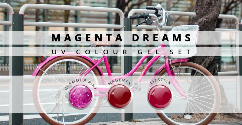 N&BF Magenta Dreams Farbgel 3er Set