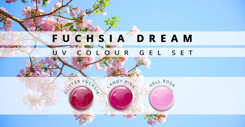 N&BF Fuchsia Dreams Farbgel 3er Set