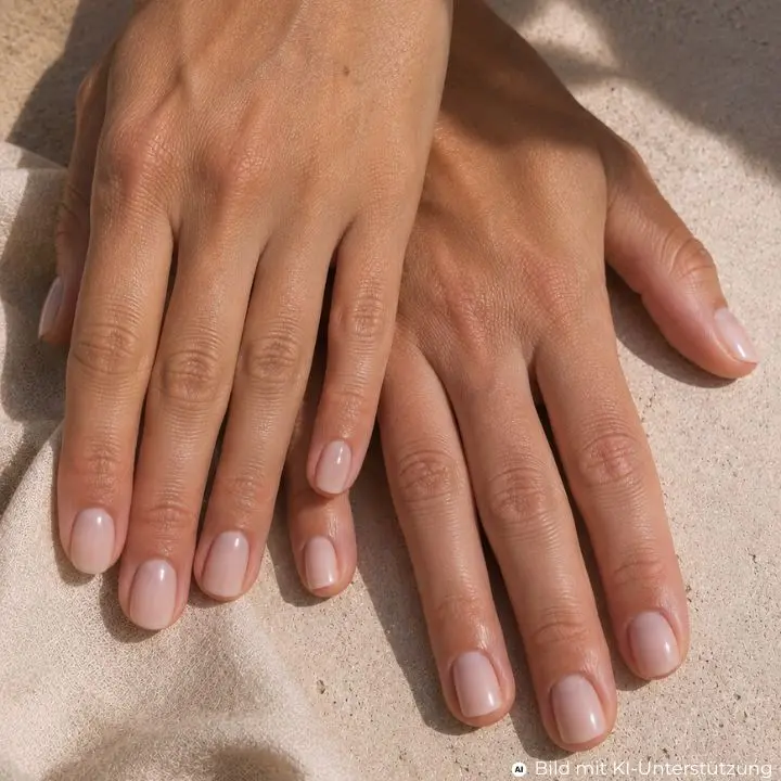 Ivory milky UV-Nagelfolie