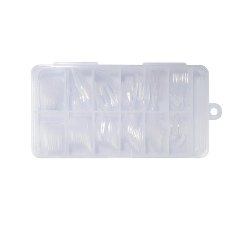 Nagel Tips clear ultra dünn Sortierbox 120 Stück