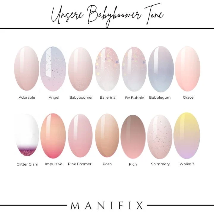 Adorable Babyboomer UV-Nagelfolie