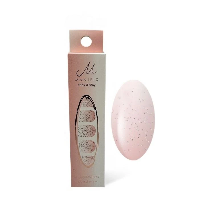 Shimmery Glitter UV-Nagelfolie