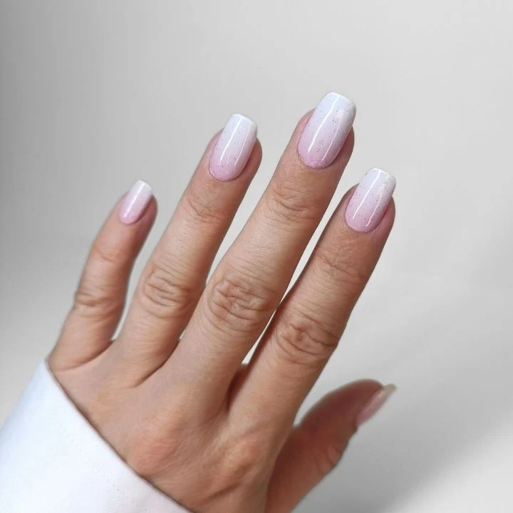 Shimmery Glitter UV-Nagelfolie