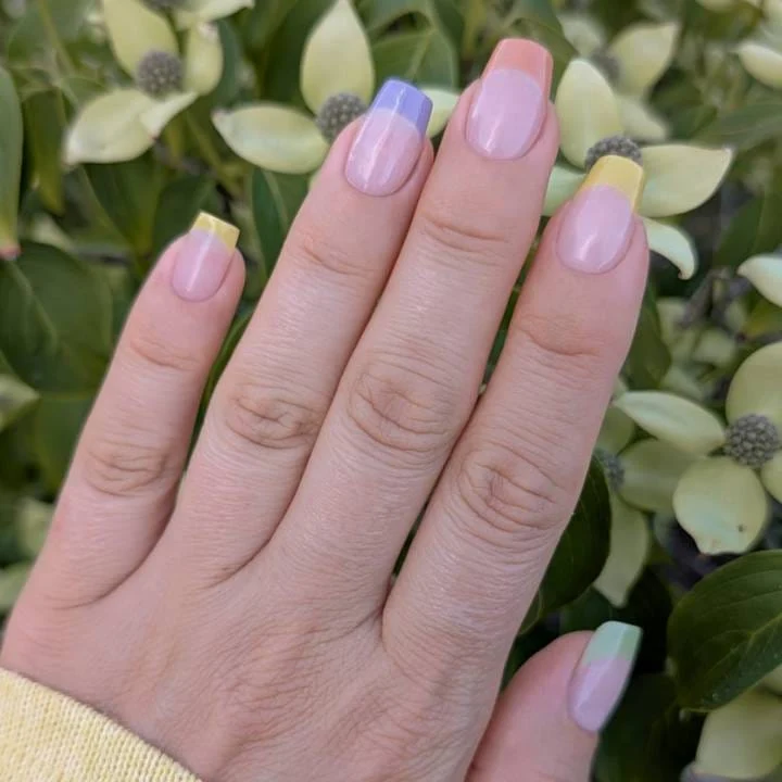 Jelly Bean French Nails UV-Nagelfolie