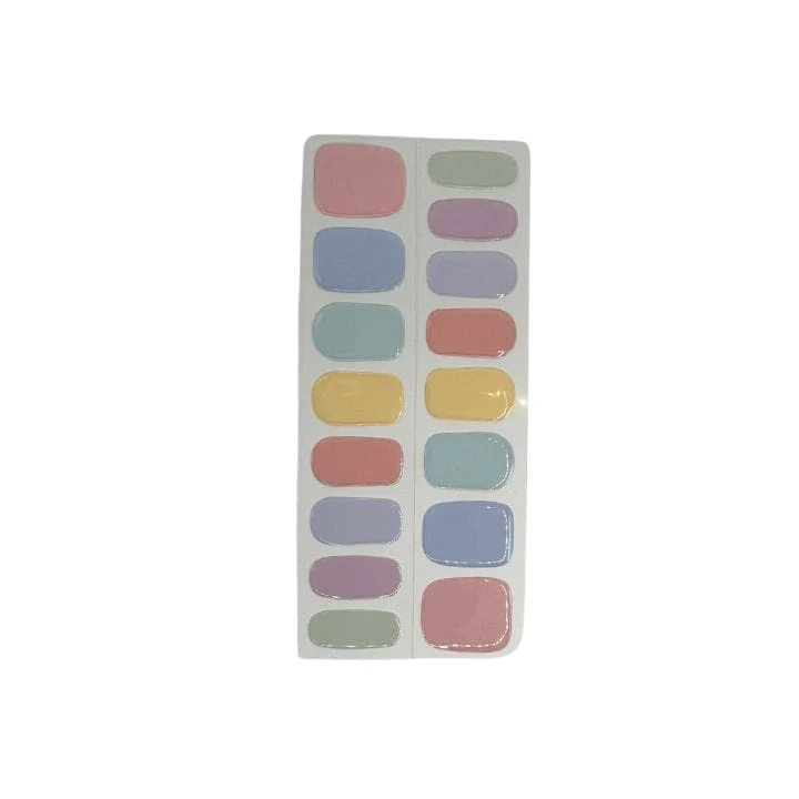 Blonde Rainbow UV-Nagelfolie