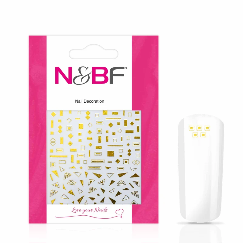Nagelsticker Champagner Gold