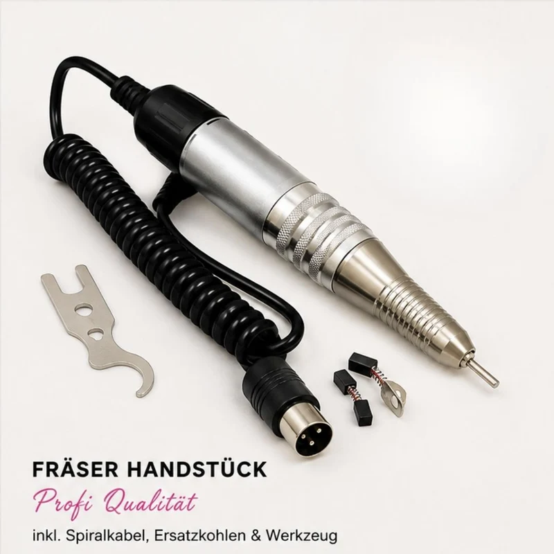 Fräser Handstück Profi – inkl. Ersatzkohlen & Werkzeug