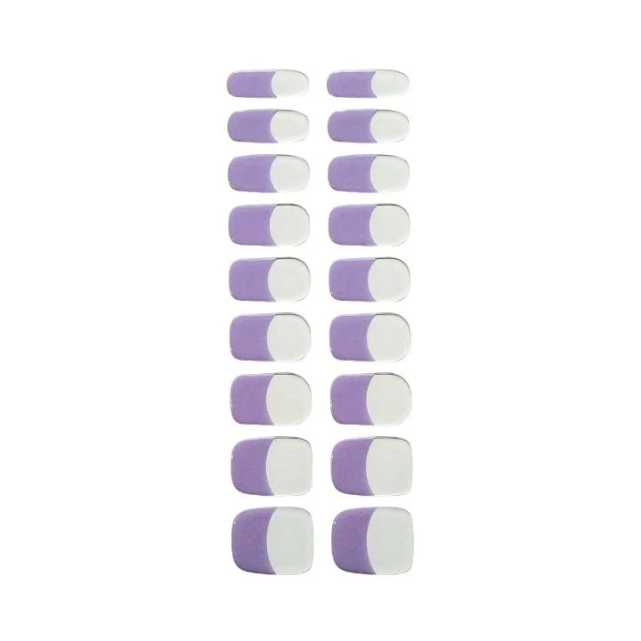 Whisper Purple French UV-Nagelfolie