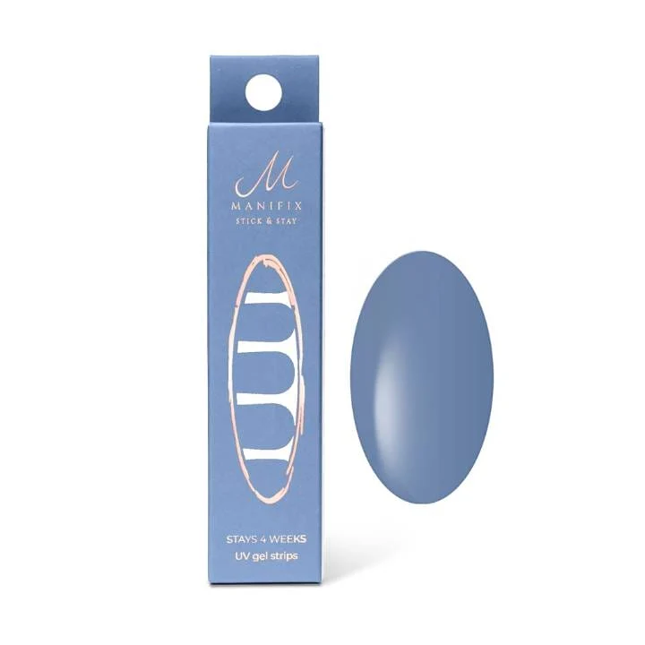 Glow Light Blue UV-Nagelfolie