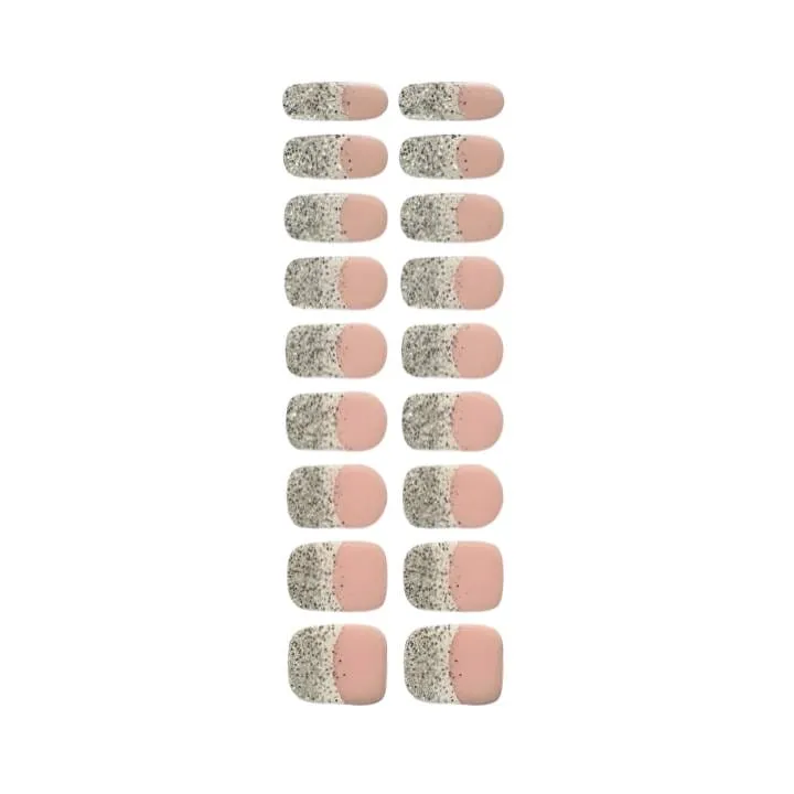 Twinkie Glitter French UV-Nagelfolie