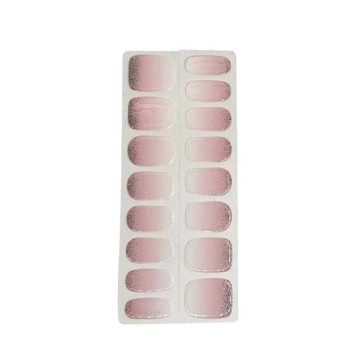 Babyboomer mit Glitzer UV-Nagelfolie