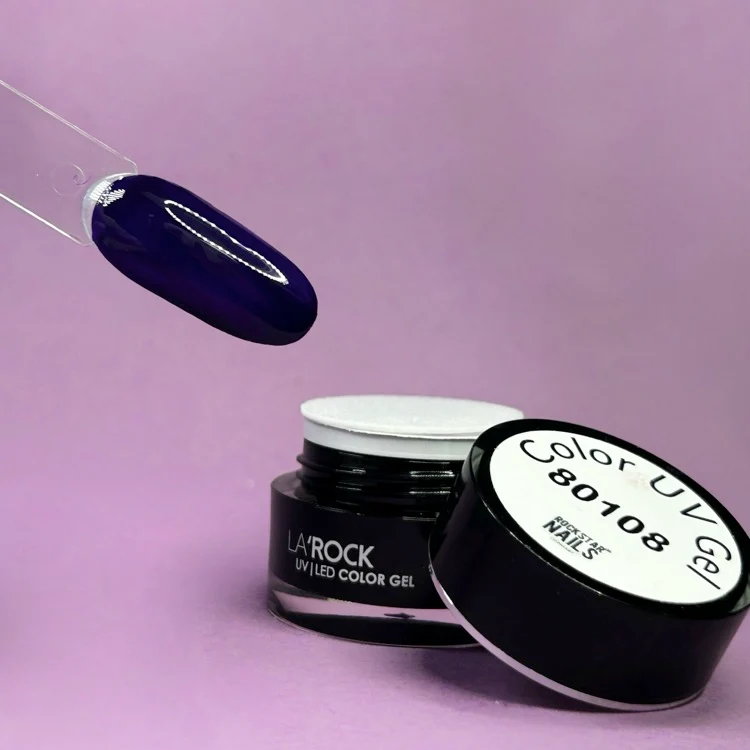 UV/LED Color Gel – Indigo Lila | Hochdeckendes Profi-Farbgel im Tiegel