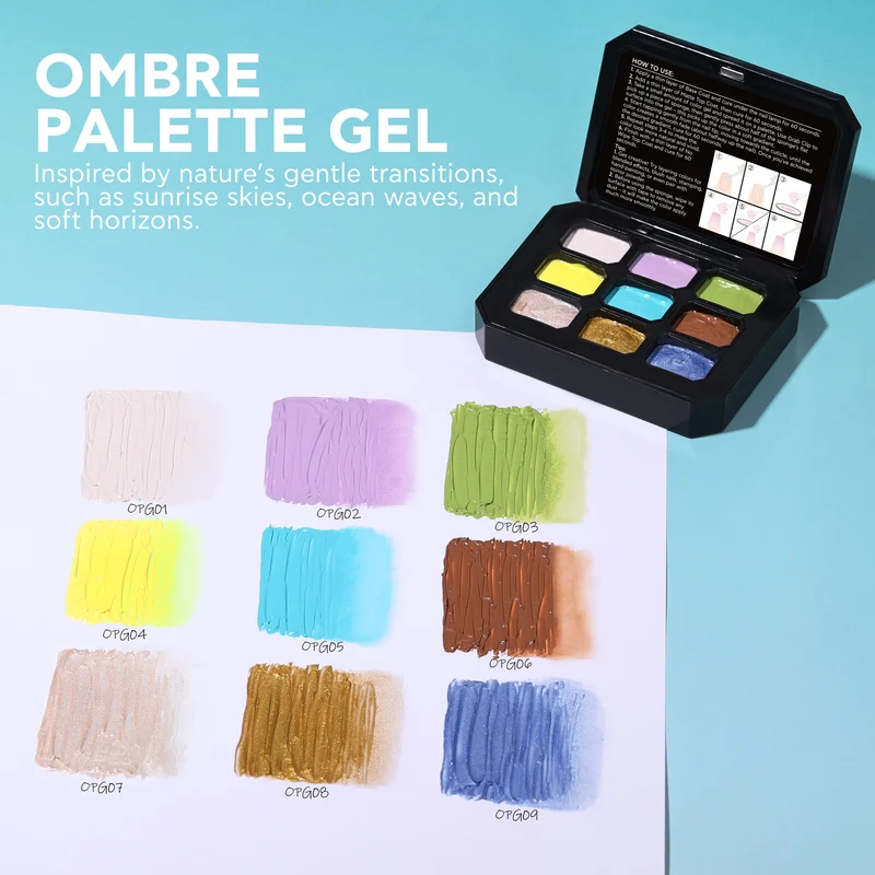 BLUESKY Ombré Palette Gel Kit