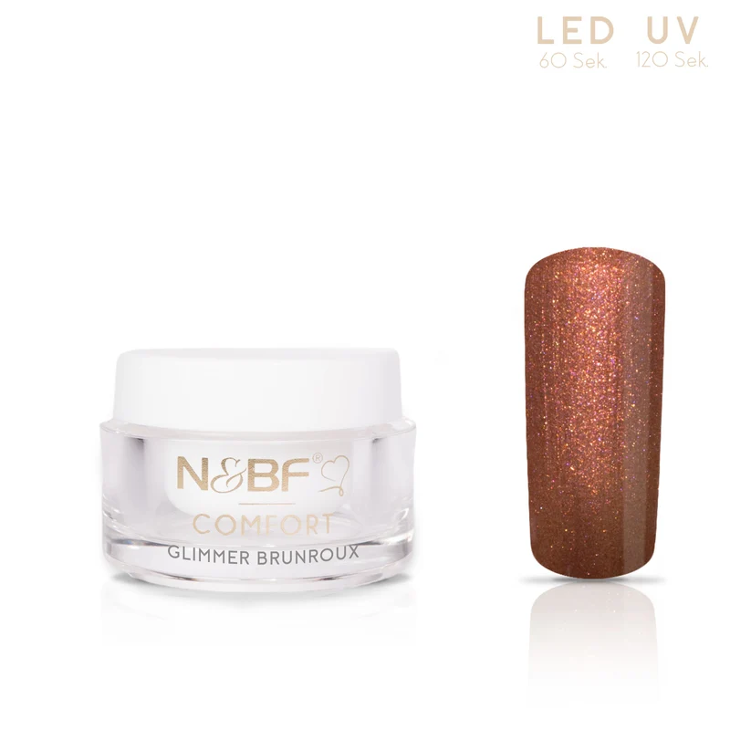 N&BF Comfort Glimmer Farbgel Brunroux 5ml