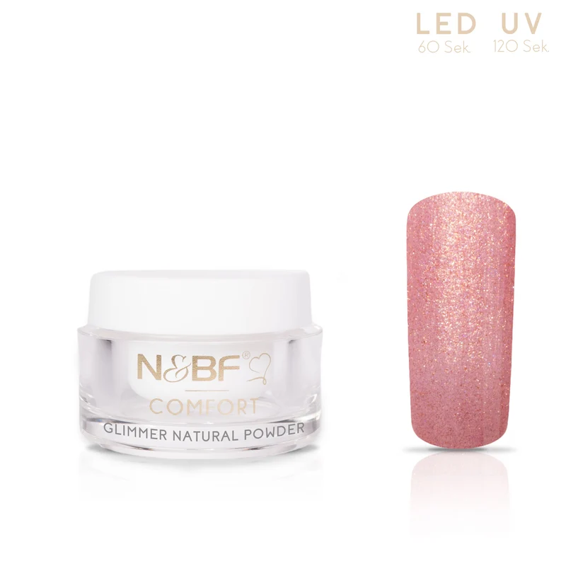 N&BF Comfort Glimmer Farbgel Natural Powder 5ml
