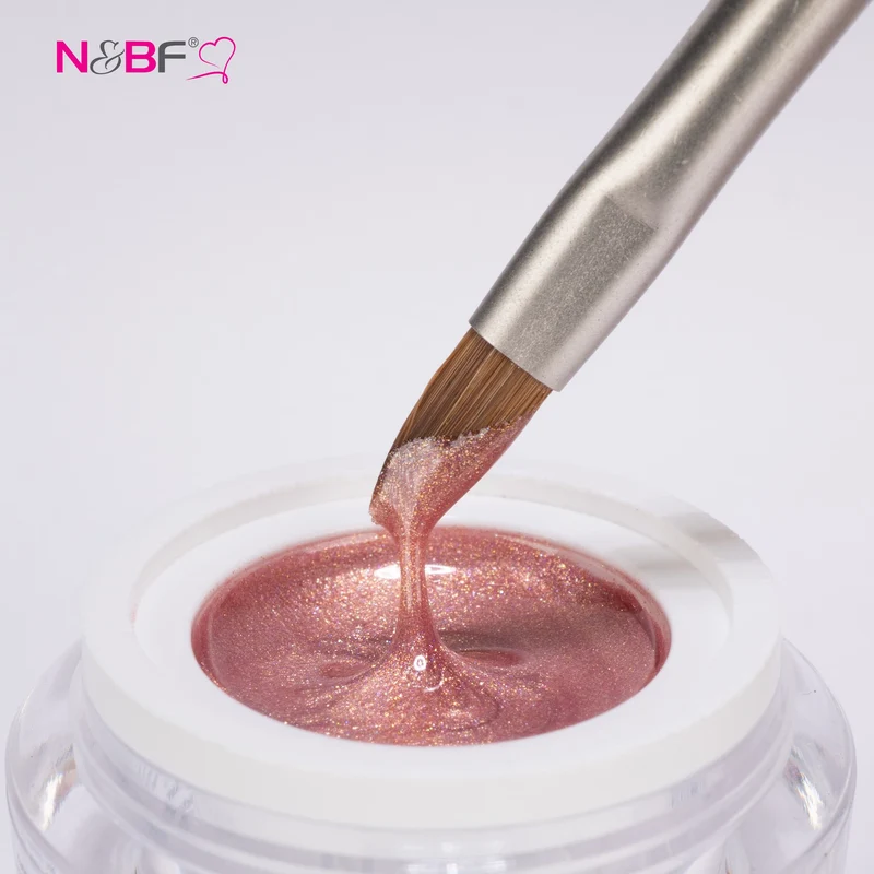 N&BF Comfort Glimmer Farbgel Natural Powder 5ml