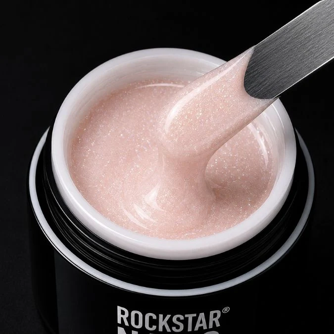 Make Up Gel - sparkle - HEMA frei | HEMA-freies Glitzer-Aufbaugel für glamouröse Nägel