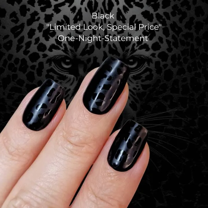 Black UV-Nagelfolie
