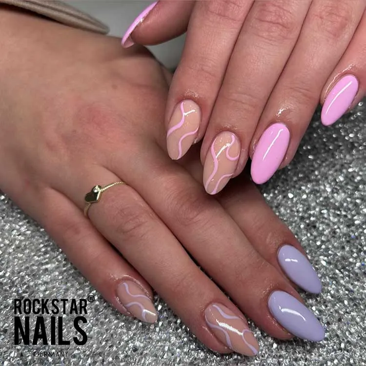 UV / LED Color Gel - hema frei - 80016 - puder lila