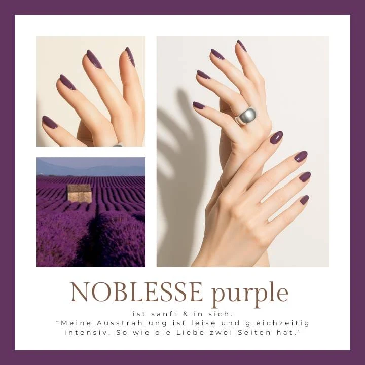 Noblesse Purple UV-Nagelfolie