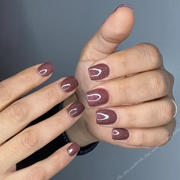 3in1 UV Nagellack - Hema frei - 90371 - glimmer rot braun